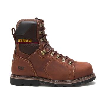 Pánské Bezpečnostní Boty Caterpillar Alaska 2.0 8" Waterproof Thinsulate™ Steel Špicí Káva | CAT043-