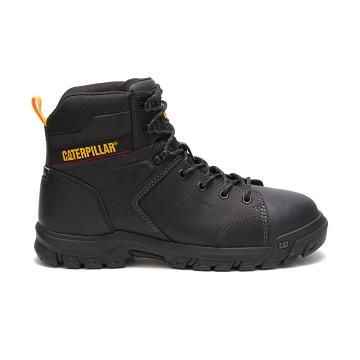 Pánské Bezpečnostní Boty Caterpillar Wellspring Waterproof Metatarsal Guard Steel Špicí Černé | CAT0